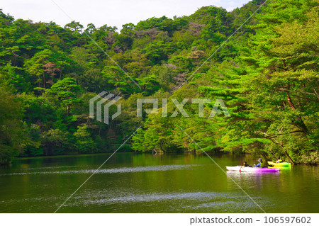 【兵庫縣】9月：攀登神戶摩耶山，從山頂菊星台租自行車前往穗高湖 106597602