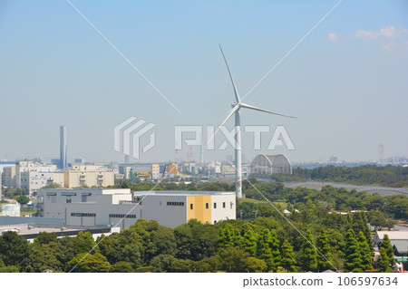Tokyo Gateway Bridge 9 Wind generator Tokyo Gateway Bridge 9 Wind generator 106597634