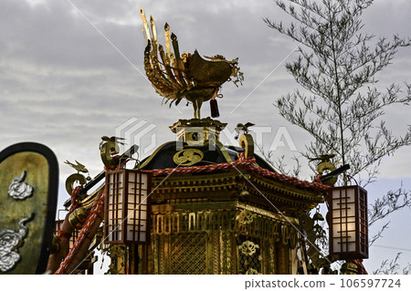 Okutsuhime Shrine Grand Festival at dusk Okutsuhime Shrine Grand Festival at dusk 106597724