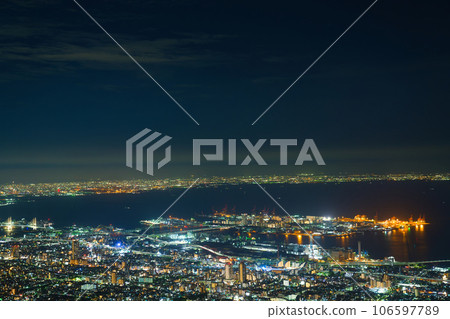 [Hyogo Prefecture] September: Climbing Mt. Maya in Kobe, the view from Kikuseidai at the summit - Japan's Three Greatest Night Views - 106597789