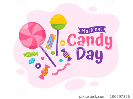 National Candy Day Vector Illustration with Different Types of Candies and Sweets in Flat Cartoon Hand Drawn Background Design Templates National Candy Day Vector Illustration with Different Types of Candies and Sweets in Flat Cartoon Hand Drawn Background Design Templates 106597856