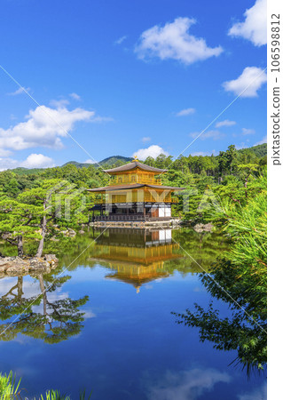 Landscape of Kinkakuji (Rokuonji) in summer 106598812