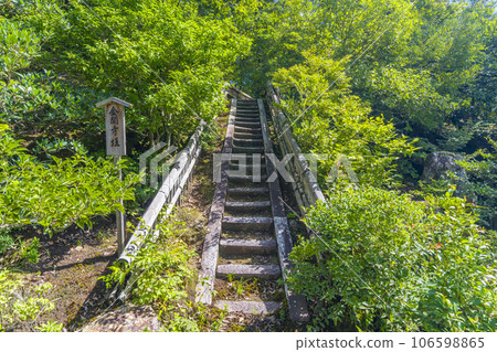 金閣寺(六園寺)境內、金閣寺柵欄和小溪橋 金閣寺(六園寺)境內、金閣寺柵欄和小溪橋 106598865