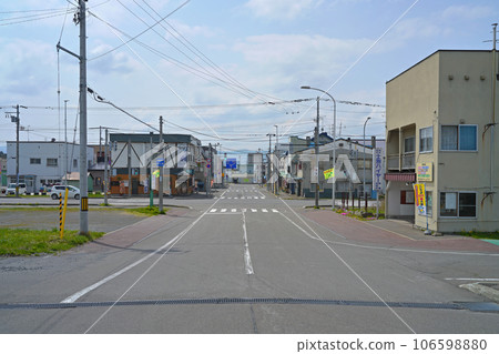 JR Wasamu Station Street in Wasamu Town 106598880