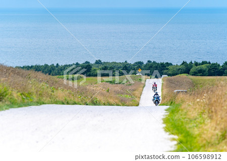 White road Misaki Soya motorcycle rider White road Misaki Soya motorcycle rider 106598912