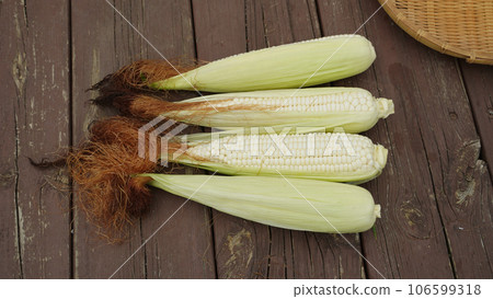 Corns with beard 106599318