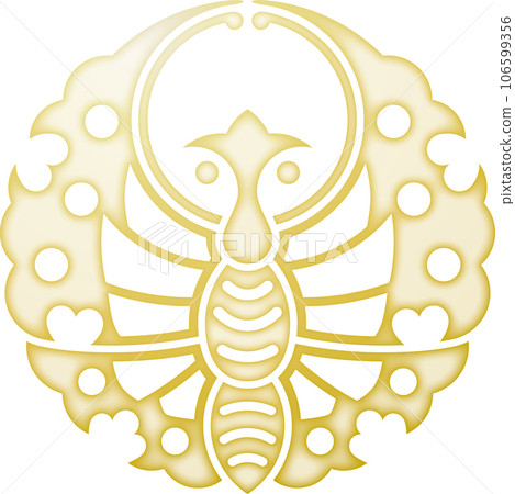 備前蝴蝶家族徽章 [金色] 106599356