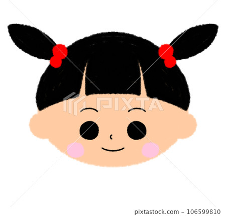 女孩臉圖標 女孩臉圖標 106599810