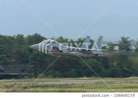 JASDF 306th Squadron F-15DJ Eagle takeoff 106600159