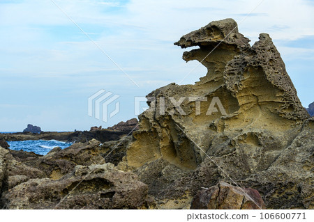 Godzilla Rock Morning, Oga Peninsula, Akita Prefecture Godzilla Rock Morning, Oga Peninsula, Akita Prefecture 106600771