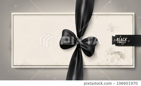 Black friday sale tag with black bow vintage background, sales tag and template shopping label on paper. special offer. vintage. Black friday sale tag with black bow vintage background, sales tag and template shopping label on paper. special offer. vintage. 106601970