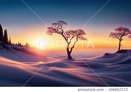 beautiful landscape abstract shiny light and glitter background beautiful landscape abstract shiny light and glitter background 106602572
