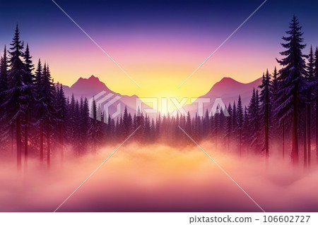 beautiful landscape abstract shiny light and glitter background beautiful landscape abstract shiny light and glitter background 106602727
