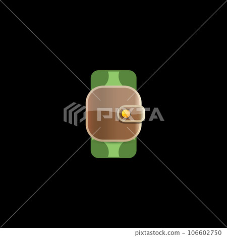 vector brown wallet with green paper dollars money isolated on black button background. finance mobile app or mobile banking icon, label and sign design template. Wallet with money top view vector brown wallet with green paper dollars money isolated on black button background. finance mobile app or mobile banking icon, label and sign design template. Wallet with money top view 106602750