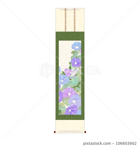 Morning glory hanging scroll 3 106603602