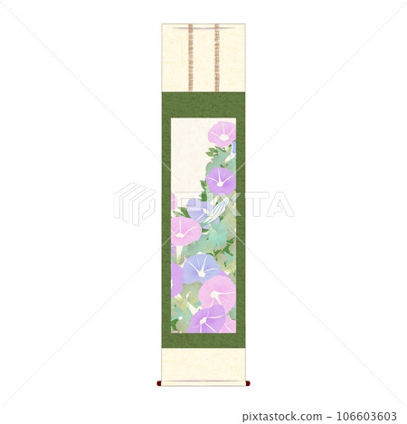 Morning glory hanging scroll 2 106603603