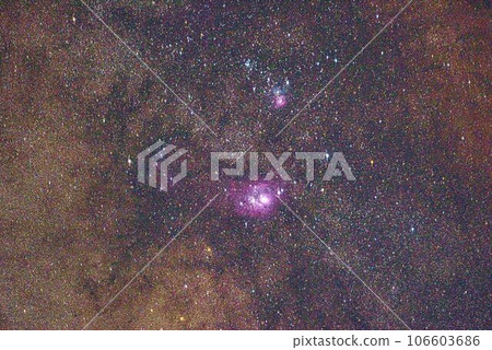Milky Way Galaxy / Nebula M8 Milky Way Galaxy / Nebula M8 106603686