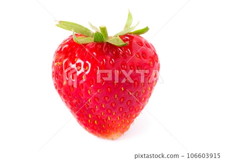 Fresh strawberries on white background Fresh strawberries on white background 106603915