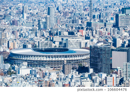 從澀谷天空看到的東京城市景觀 從澀谷天空看到的東京城市景觀 106604476