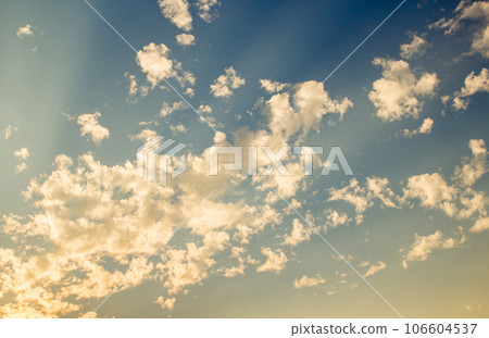 White clouds with blue sky background White clouds with blue sky background 106604537