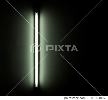 Detail of a fluorescent light tube Detail of a fluorescent light tube 106604897