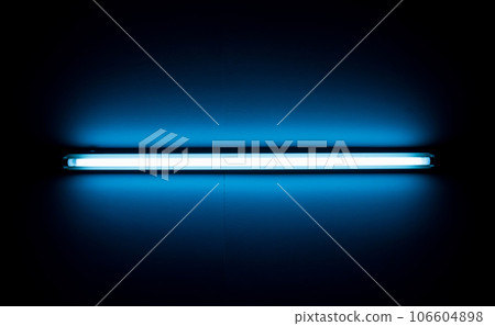 Detail of a fluorescent light tube Detail of a fluorescent light tube 106604898