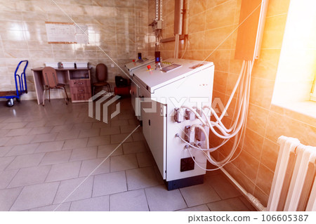 Boiler station, boiler room. Engine room, technical equipment. 106605387