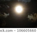 clouds illuminated by the full moon 106605660