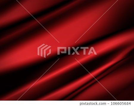 光澤豪華緞面料插圖（紅色） 106605684