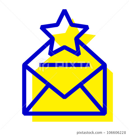 Two color style icon representing Royalty, Mail Two color style icon representing Royalty, Mail 106606228