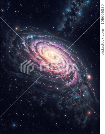 Spiral galaxy in the space Spiral galaxy in the space 106606889