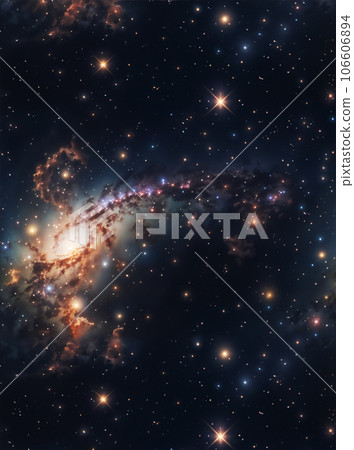 Nebula clouds in the space 106606894