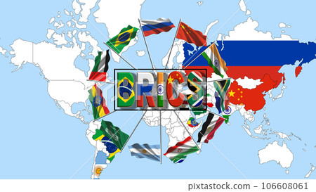 The new members join the BRICS group. Argentina, Egypt, Ethiopia, Iran, Saudi Arabia, and UAE 106608061