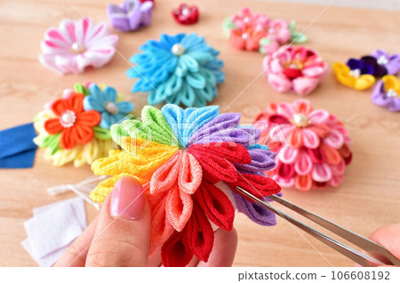 Tsumami-zaiku production scene 106608192