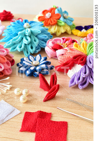 Tsumami-zaiku production scene 106608193