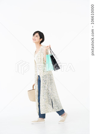 A young woman shopping 106610000