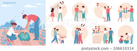 Children Birth Composition Set 106610314