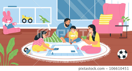 Children Playing With Parents 106610451