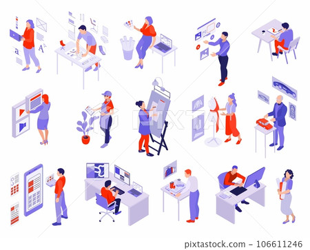 Isometric Designers Set 106611246