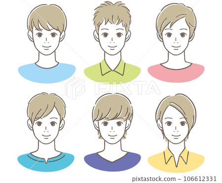 微笑的 10-20 歲男性偶像 微笑的 10-20 歲男性偶像 106612331