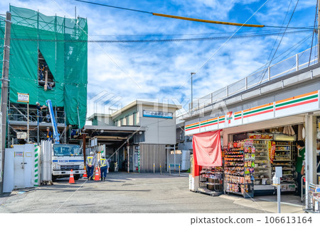 Urban scenery of Kawasaki City, Kanagawa Prefecture Kojimashinden Station 106613164