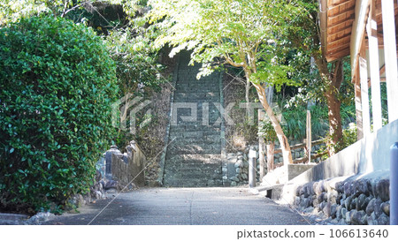 Stairs to the observation deck in Nomanjiyama Park (Yoshida Town, Haibara District, Shizuoka Prefecture) 106613640