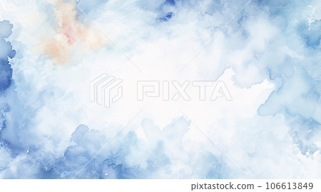 簡單易用的淡水彩風格背景素材 106613849