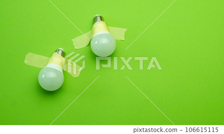 Lamp lightbulb with tape 106615115