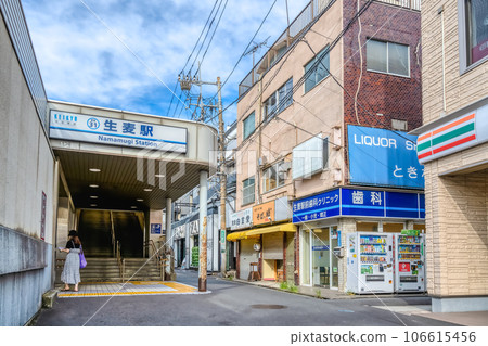 Urban landscape of Yokohama City, Kanagawa Prefecture, Namamugi Station 106615456