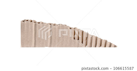 Beautiful piece of cardboard. Craft paper. Element for design. Clip art. 106615587