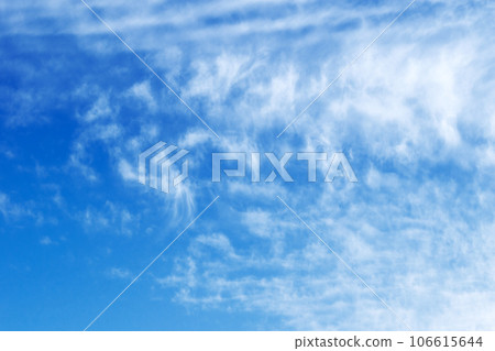 Blue sky and white clouds background. Beautiful clear cloudy in sunlight calm season. Blue sky and white clouds background. Beautiful clear cloudy in sunlight calm season. 106615644