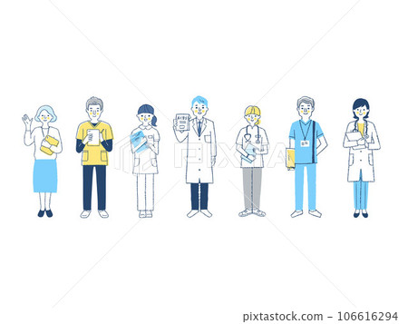 7 different medical professionals 106616294