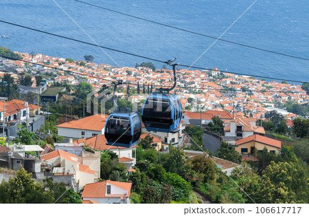 cable car in Funchal on the island of Madeira 106617717