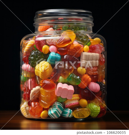 Personalized Glass Candy Jar - You Make Life Sweet Design